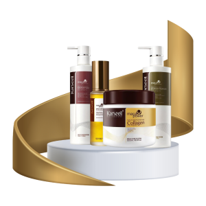 Karseell Set: Mask Jar, Shampoo, Argan Oil Serum, Conditioner